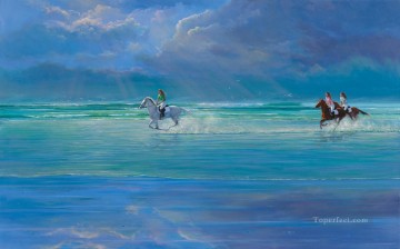 風景 Painting - 抽象的な海景063